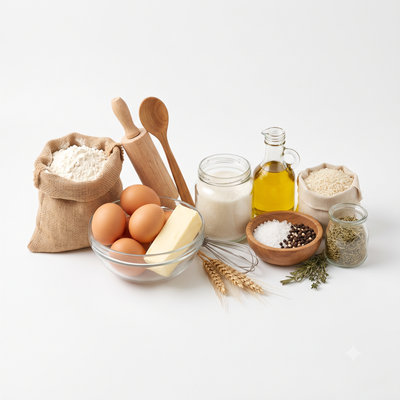 مواد الطبخ والخبز